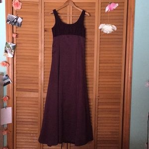 Purple prom dress!